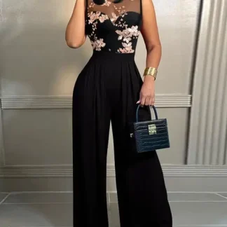 Black Formal Jumpsuit