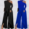Ruffle Black Evening Jumpsuit - Image 5