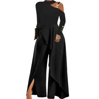 Black Wide Leg Jumpsuit