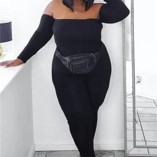 Black Plus Size Jumpsuit